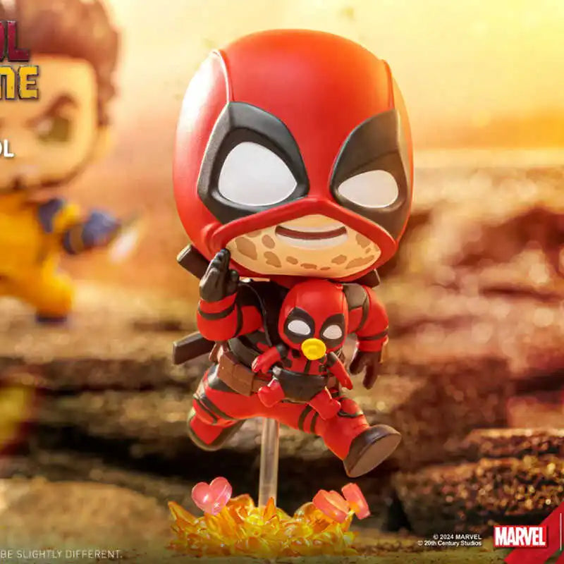 Genuine Hot Toys Marvel Deadpool Wolverine Blind Box Movie Figure Mystery Surprise Box Collectible Model Toys Doll Gift