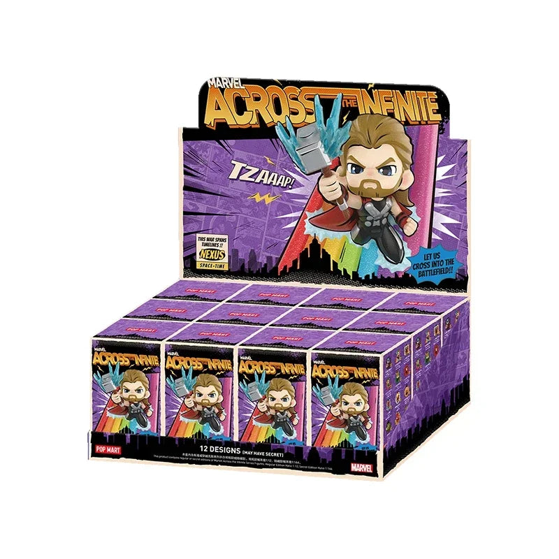 POP MART Marvel Across the Infinite Series Trendy Blind Random Box Toys Mystery Box Guess Bag Action Figure Surprise Gift