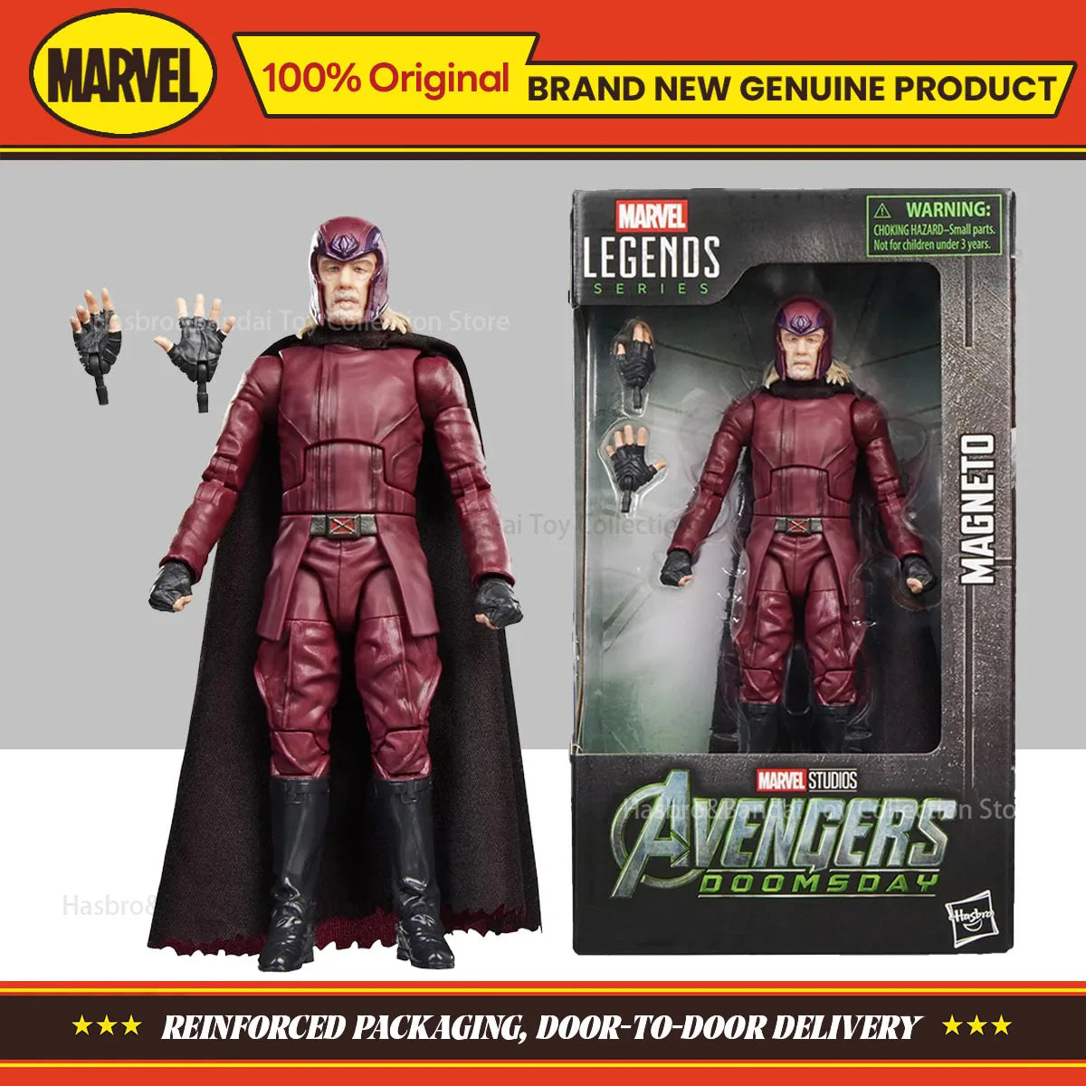 Hasbro Marvel Legends Series Avengers: Doomsday Magneto 15cm Action Figure Collection Original Model Toy Gifts