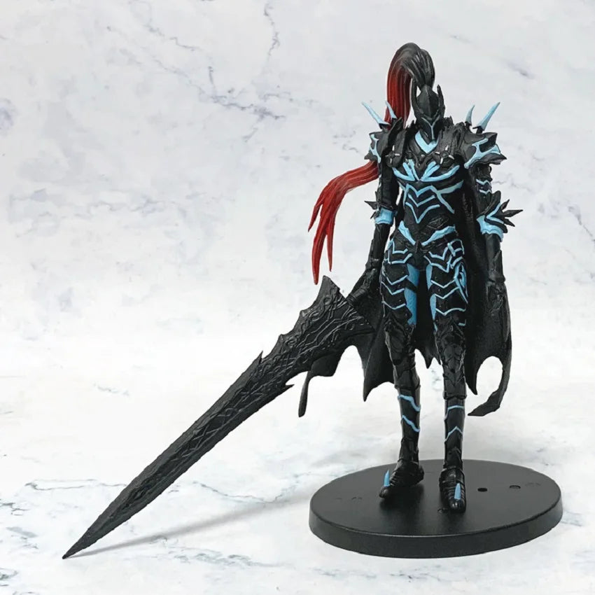 21cm Solo Level Up Shadow Monarch Anime Figure Cha Hae-In Action Figure Q Version Igris/Beru Figurine PVC Collection Toys Gift