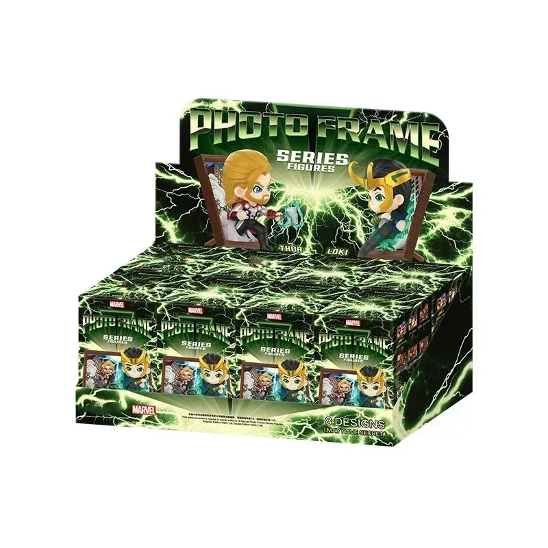 POP MART Marvel Picture Frame Series Blind Box Toys Kawaii Anime Action Figure Caixa Caja Surprise Mystery Box Dolls
