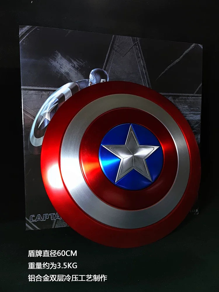47cm all metal shield, 60cm aluminum alloy adult role-playing prop, birthday and holiday gift