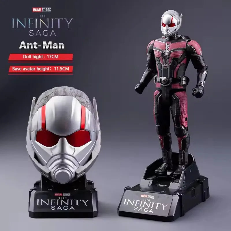 Marvel Action Figure Deformable Toy Iron Man MK85 Captain America Joints Mobility Head Shaped Statue Model Doll Toys Kids Gifts