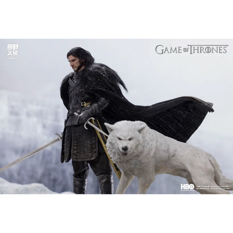 Pre-sale New Round Wild Culture Game of Thrones Jon Snow 1/12 Cloth Outfit Action Figure Display Collectible Gift