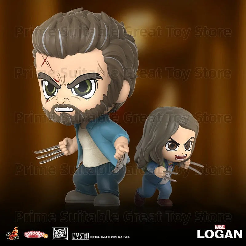 【In Stock】Original Hot Toys X-Men Series Wolverine, Magneto, Logan, and X-23 COSBABY Mini Collectible Figures Gift&Collection