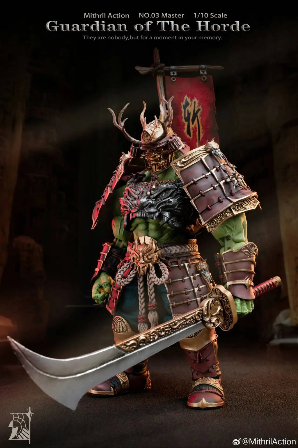 Miyin Studio Warcraft III Ancient Orc 03 Master Blade Master BM 1/10 Scale Action Figure toy gifts