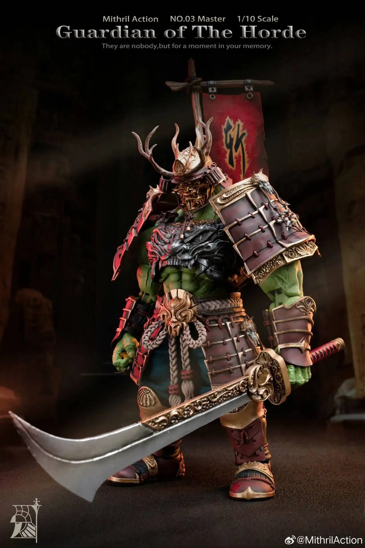 Miyin Studio Warcraft III Ancient Orc 03 Master Blade Master BM 1/10 Scale Action Figure toy gifts