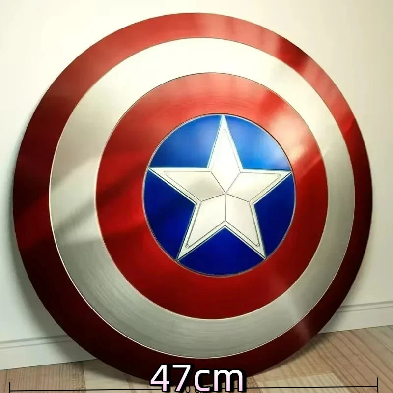 47cm all metal shield, 60cm aluminum alloy adult role-playing prop, birthday and holiday gift