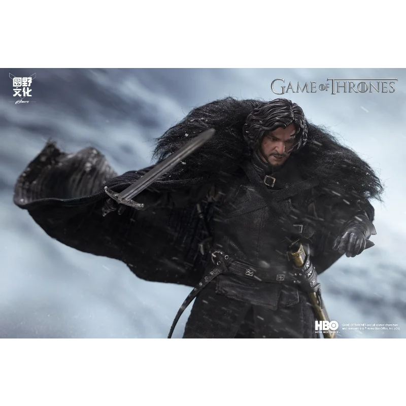 Pre-sale New Round Wild Culture Game of Thrones Jon Snow 1/12 Cloth Outfit Action Figure Display Collectible Gift