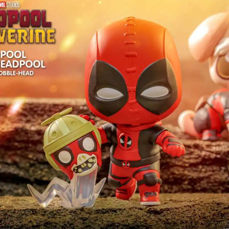 Genuine Hot Toys Marvel Deadpool Wolverine Blind Box Movie Figure Mystery Surprise Box Collectible Model Toys Doll Gift