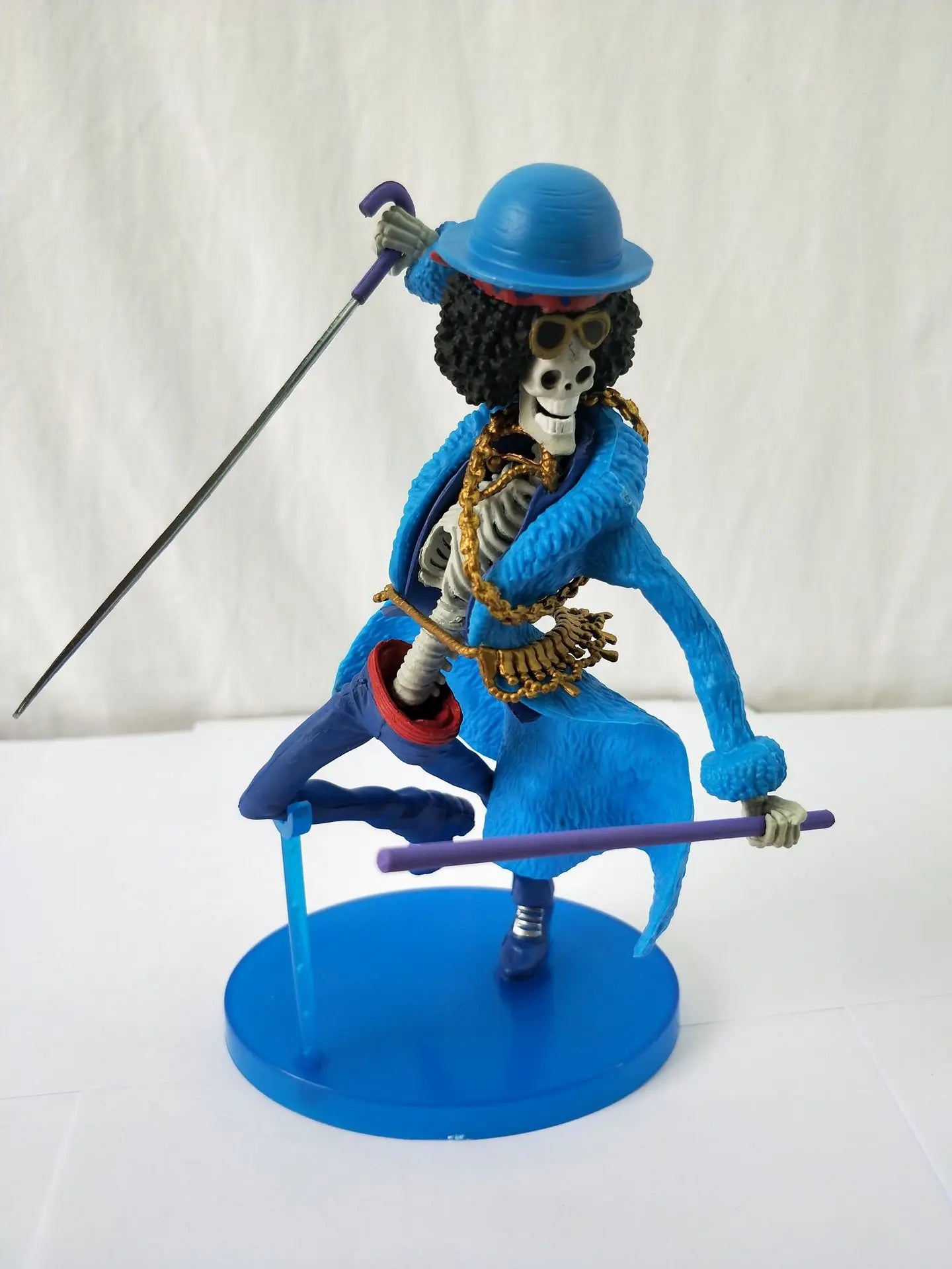 20cm One Piece Figures 20 Anniversary Brook Figurine Pvc Statue Model Doll Collectible Room Decoration Gifts