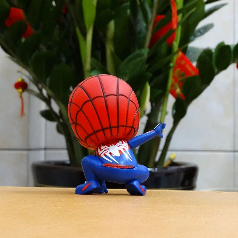 Marvel Spiderman Anime Action Figure Toys PVC Model Spider Man Dolls Decoration Cake Decoration Mdoel Toys Birthday Gifts