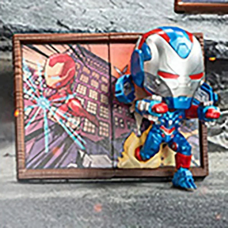 POP MART Marvel Picture Frame Series Blind Box Toys Kawaii Anime Action Figure Caixa Caja Surprise Mystery Box Dolls