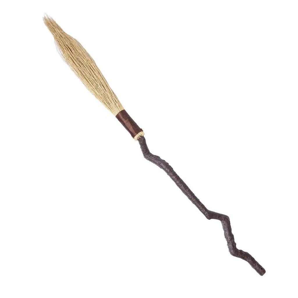 Halloween Witch Bend Broom Props Makeup Decoration Handmade with  Environmentally Friendly Materials