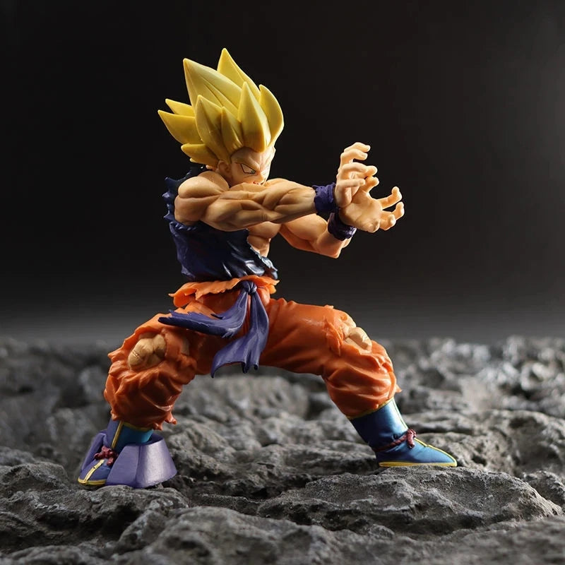 Hot New Dragon Ball Z Kamehameha Son Goku Figure Super Saiyan Kakarotto 16CM PVC Action Figures Model Dolls Toys for Gifts