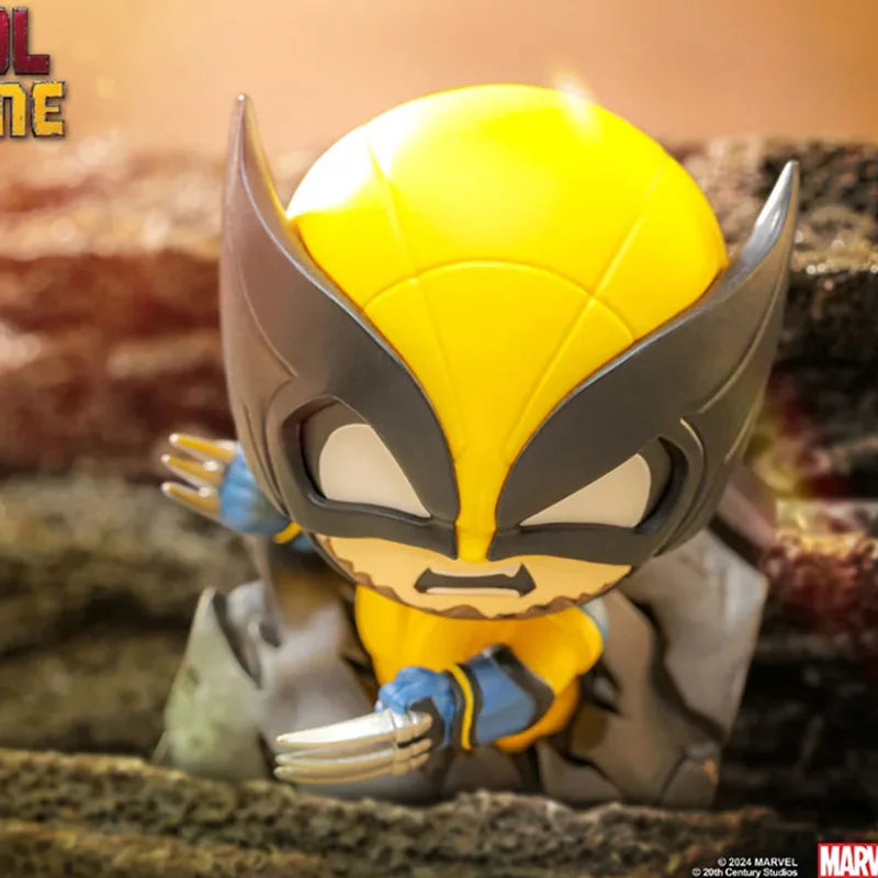 Genuine Hot Toys Marvel Deadpool Wolverine Blind Box Movie Figure Mystery Surprise Box Collectible Model Toys Doll Gift