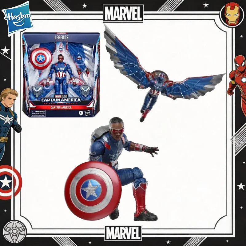 【IN STOCK】Original Hasbro Marvel Legends Series Captain America: Brave New World Action Figure Toy Collection Model