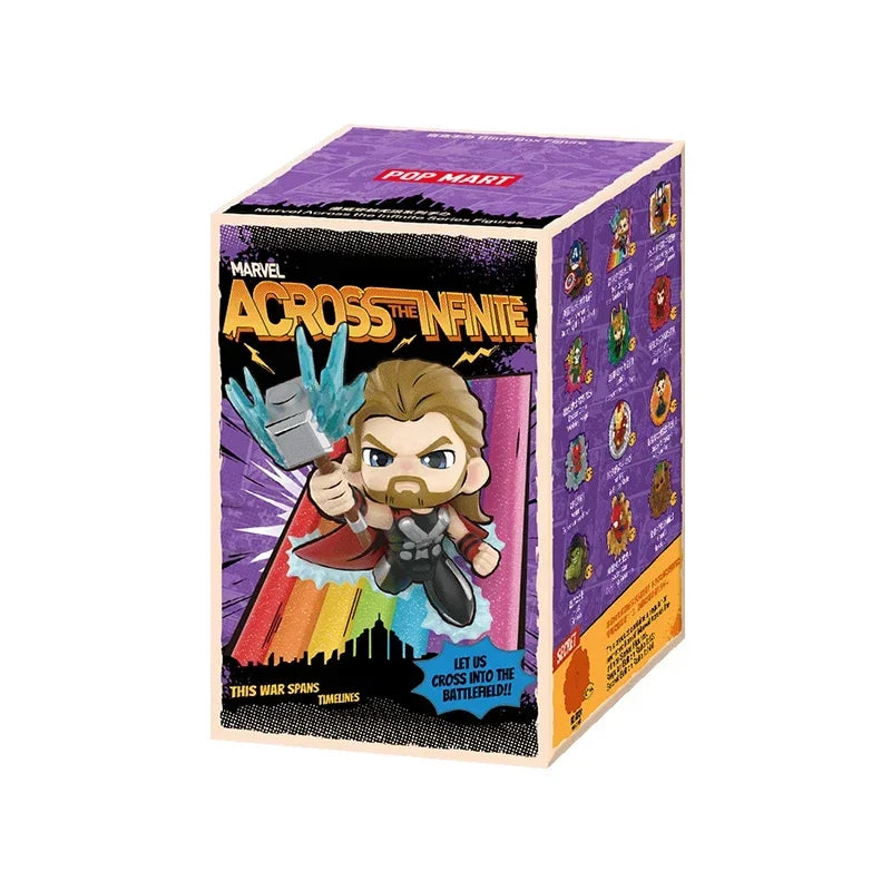 POP MART Marvel Across the Infinite Series Trendy Blind Random Box Toys Mystery Box Guess Bag Action Figure Surprise Gift