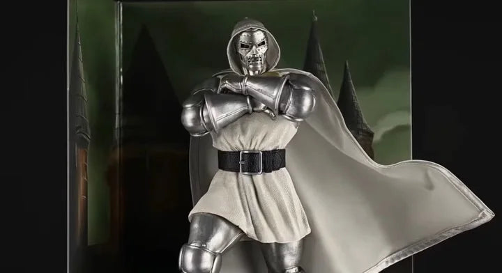 Mcfarlane Toys Doctor Doom/Gold Label Future Foundation Marvel Collection 1:6th Wv8 Action Figure ﻿18cm Model Doll Garage Kit