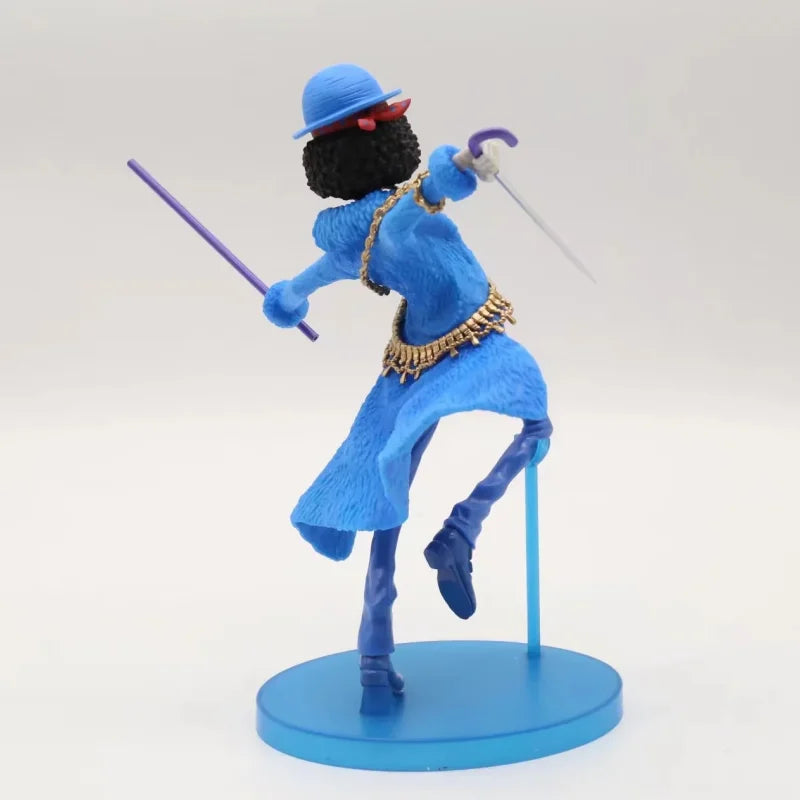 20cm One Piece Figures 20 Anniversary Brook Figurine Pvc Statue Model Doll Collectible Room Decoration Gifts