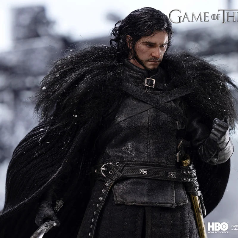 Pre-sale New Round Wild Culture Game of Thrones Jon Snow 1/12 Cloth Outfit Action Figure Display Collectible Gift
