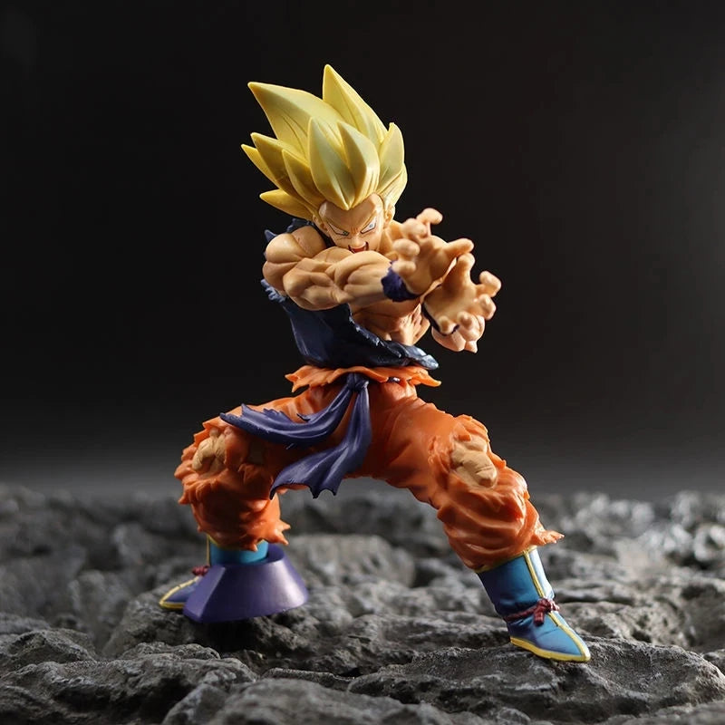 Hot New Dragon Ball Z Kamehameha Son Goku Figure Super Saiyan Kakarotto 16CM PVC Action Figures Model Dolls Toys for Gifts